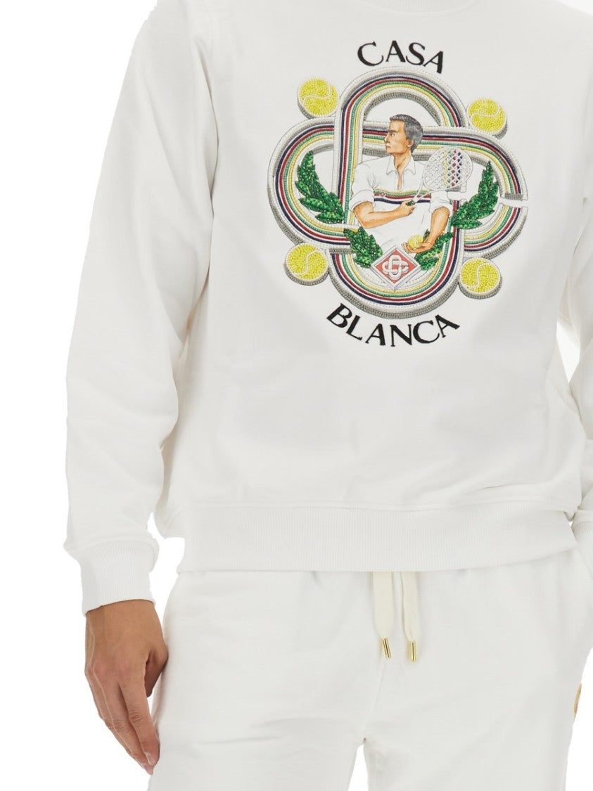 Regular Fit Sweatshirt With Logo Design