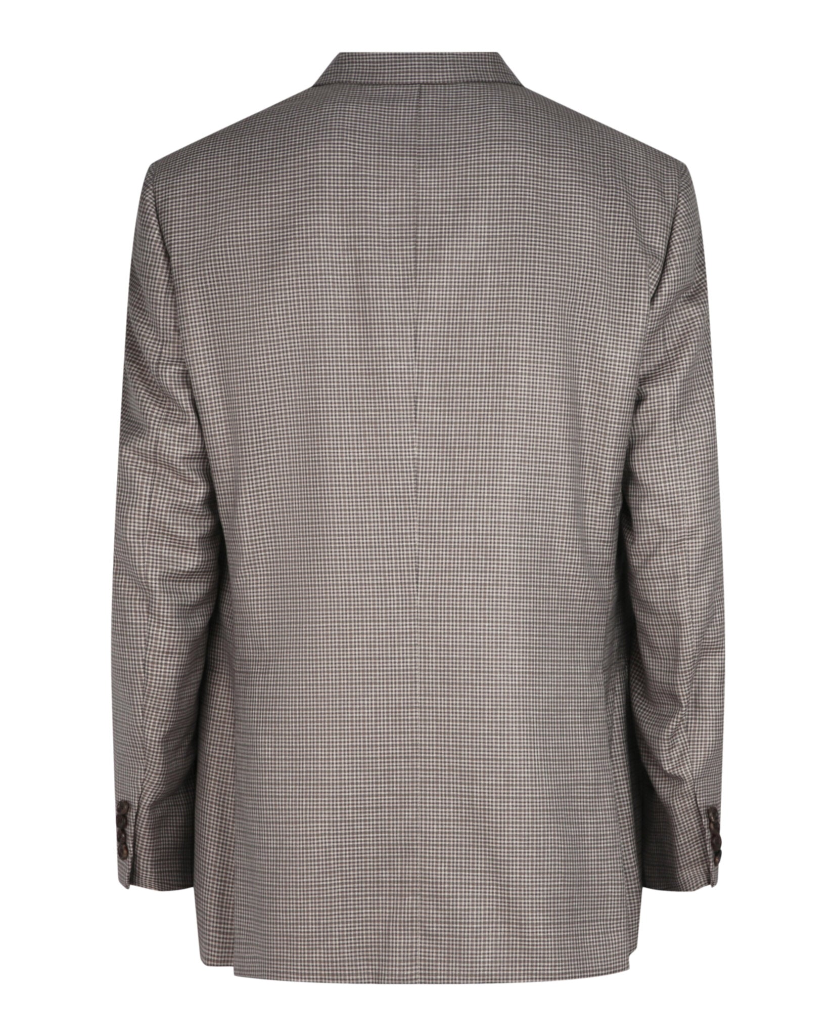 Houndstooth Single-Breasted Blazer