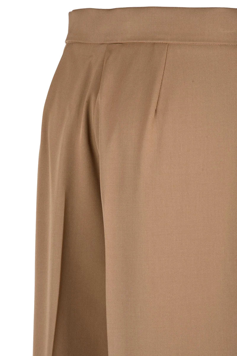 Virgin Wool Trousers - Beige