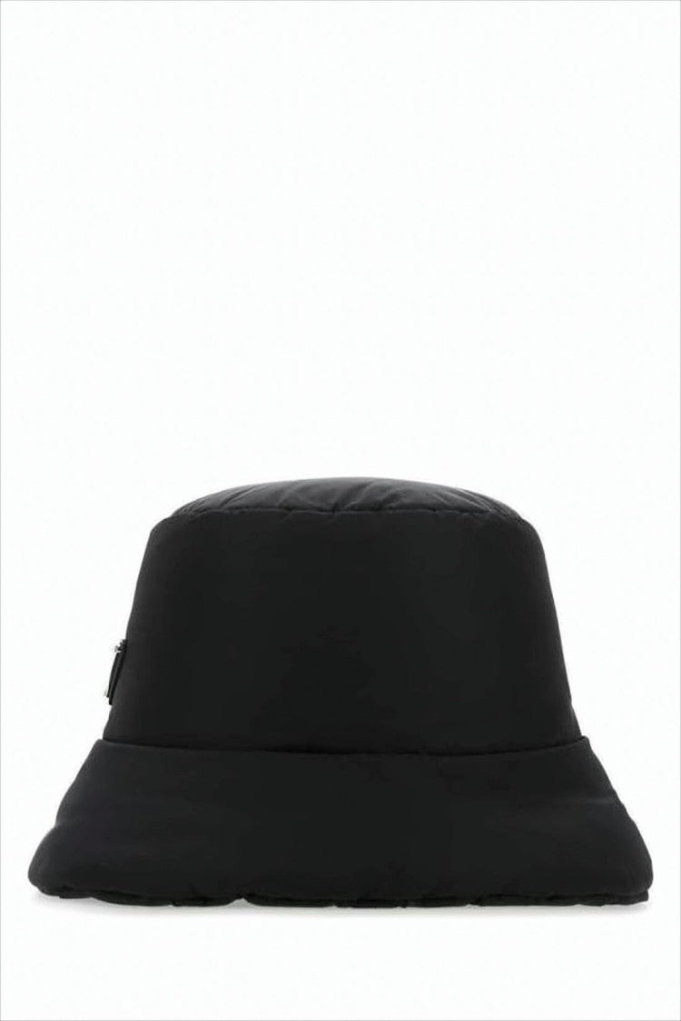 Black Bucket Hat With Subtle Logo Detailing