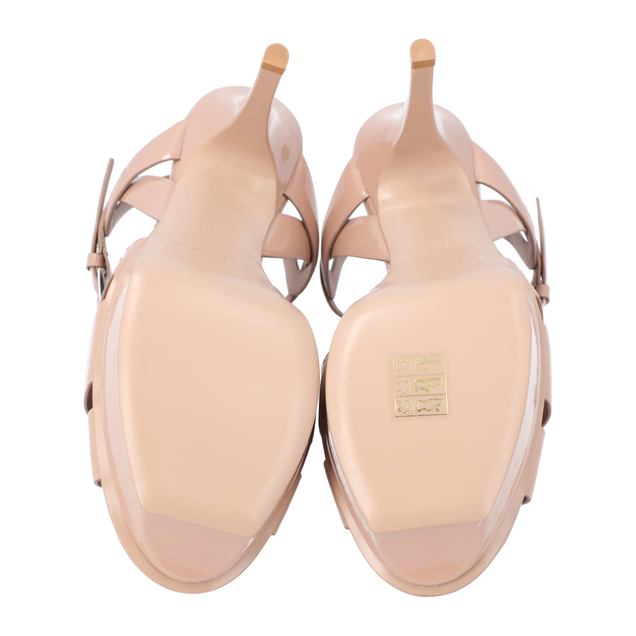 Tribute Platform Sandals Beige