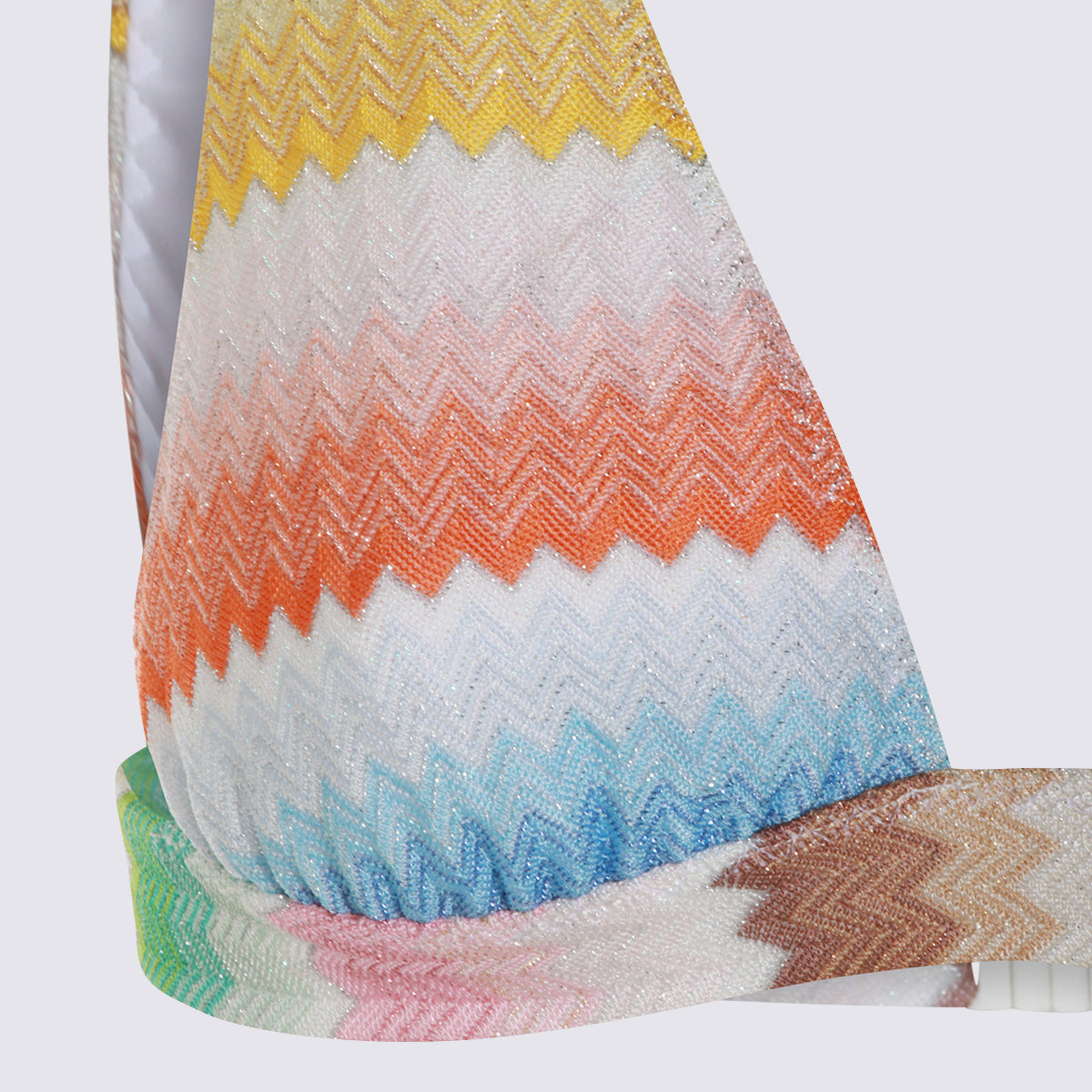 Vibrant Zigzag Two-Piece Swimwear Set