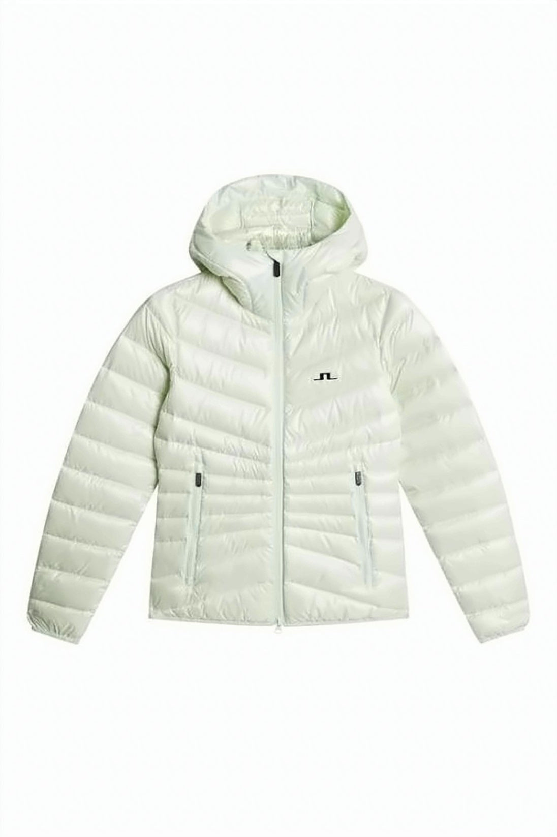 Lightweight White Short Padded Jacket