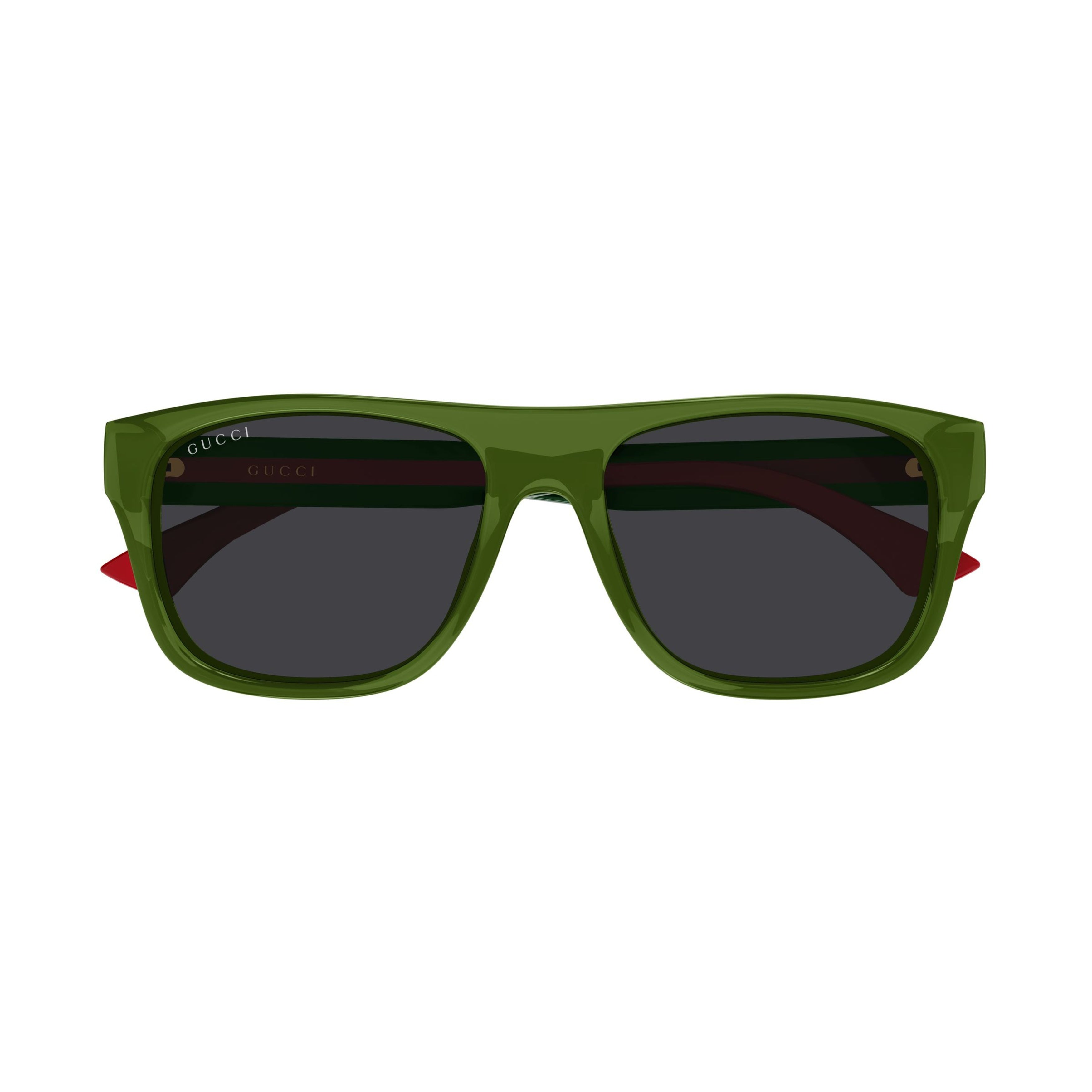 Gg2119s Rectangular Olive Green Sunglasses