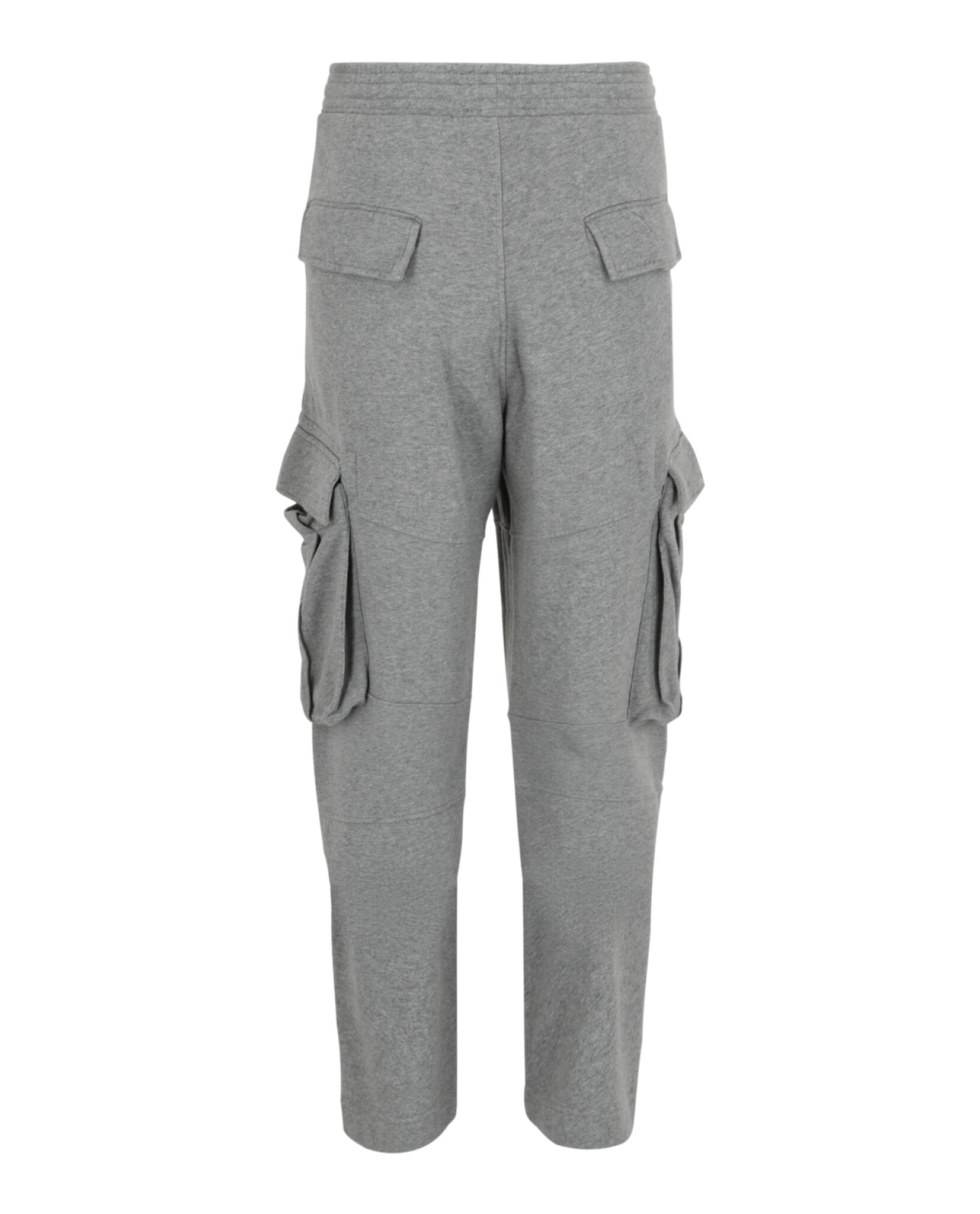 Mid Rise Grey Cargo Sweatpants