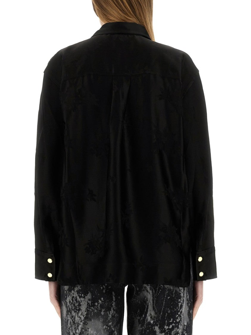 Jacquard Satin Shirt