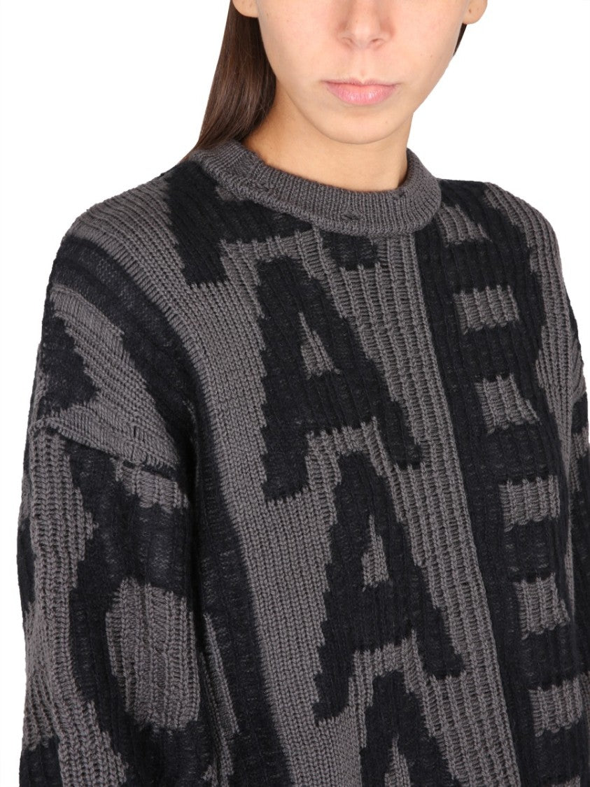Oversized Distressed Sweater