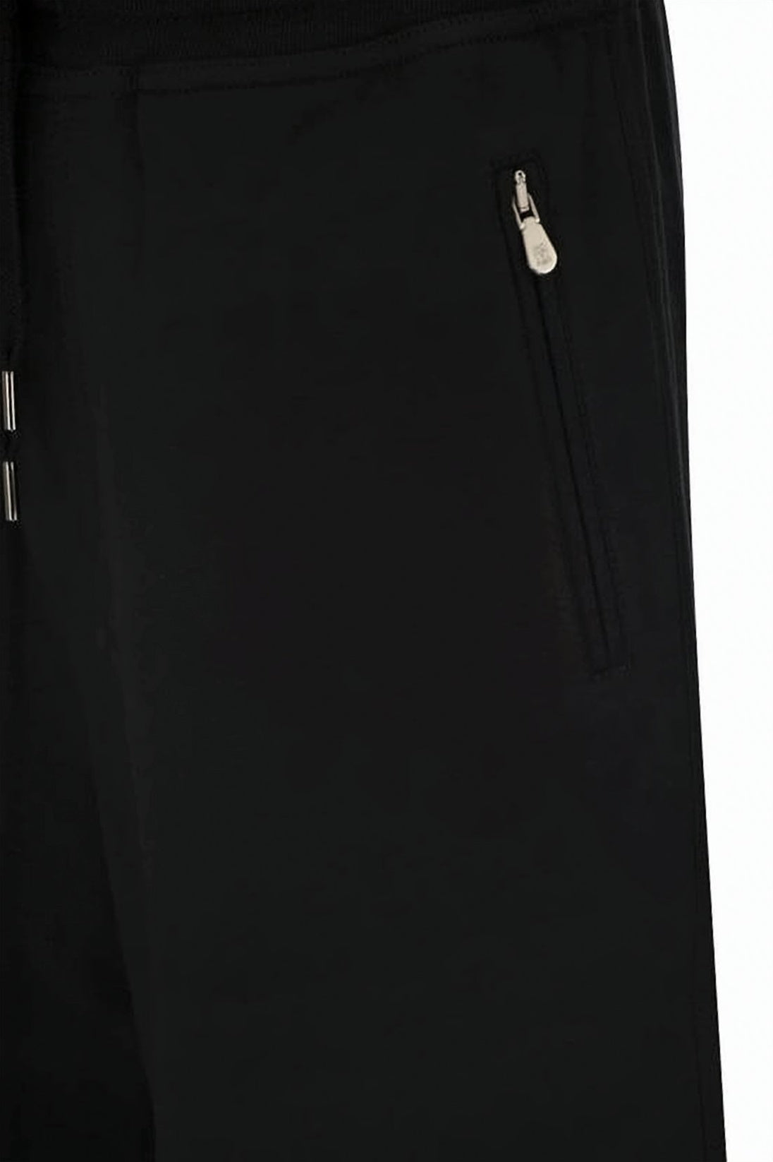 Black Bermuda Shorts with Drawstring Waistband