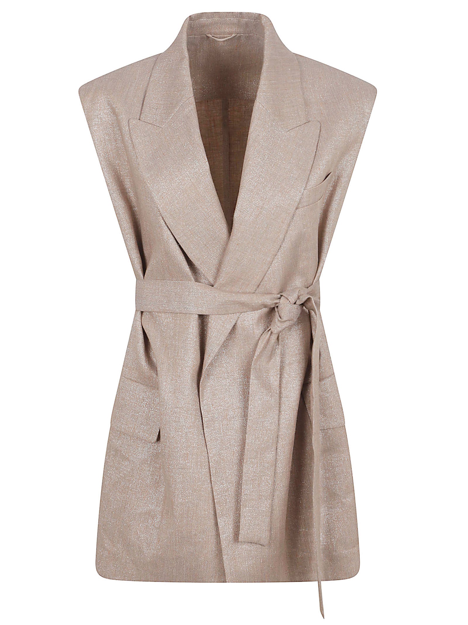 Structured Sleeveless Jacket