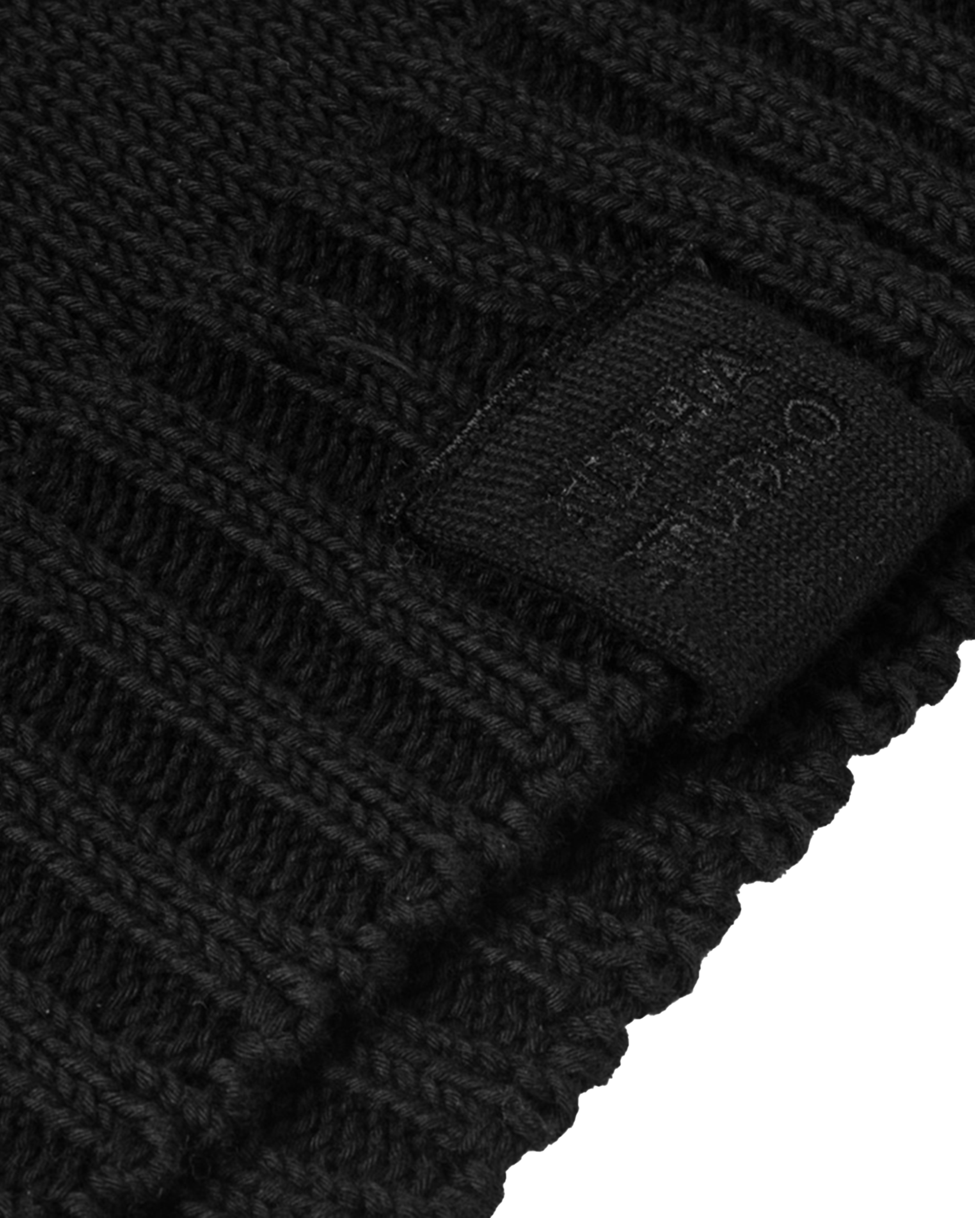 Black Full-Zip Boxy Cardigan