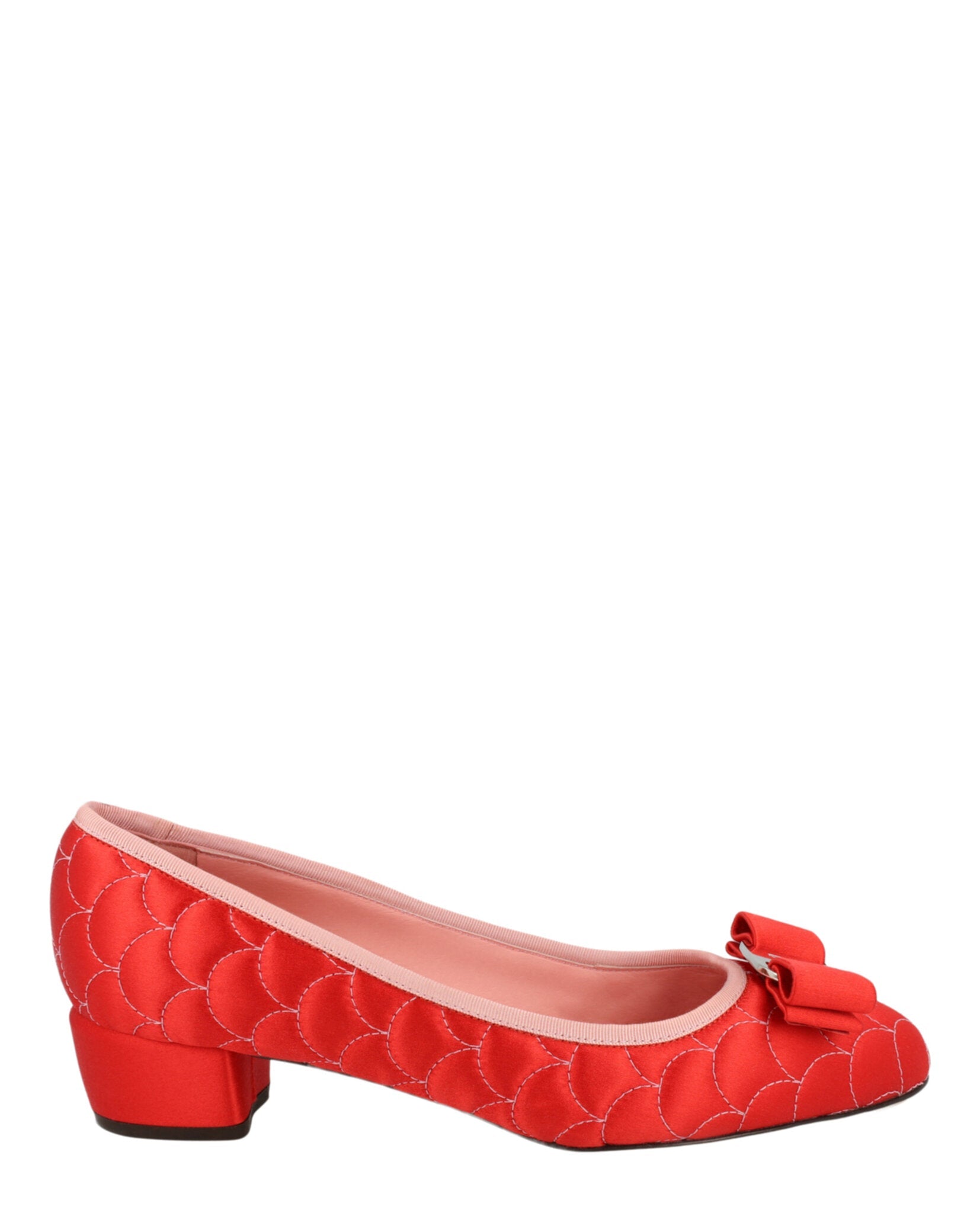 Vara Bow Satin Pumps