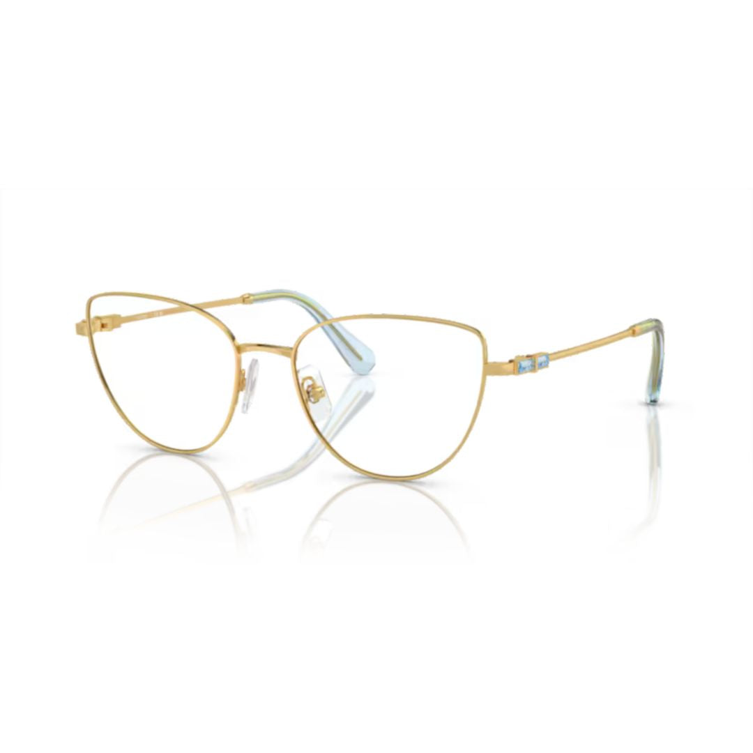 0sk1007 Delicate Metal Cat-Eye Eyeglasses