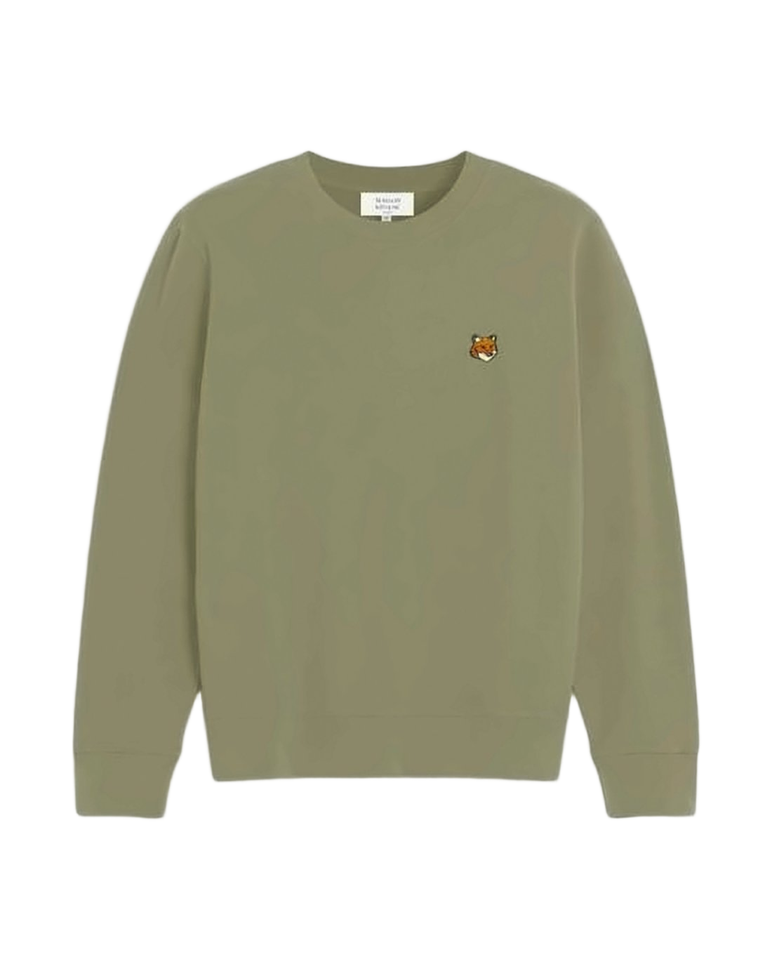Regular-Fit Cotton Sweatshirt With Embroidered Emblem