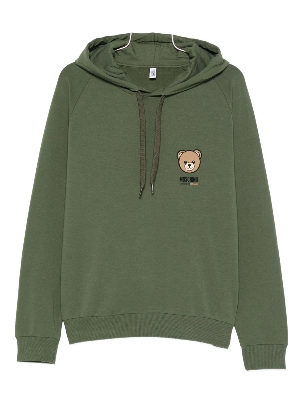 Signature Teddy Bear Motif Hoodie