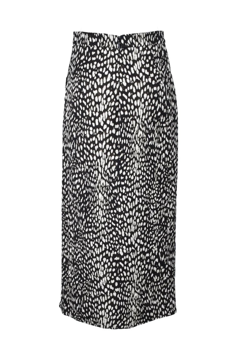 Long Skirt - Black/White