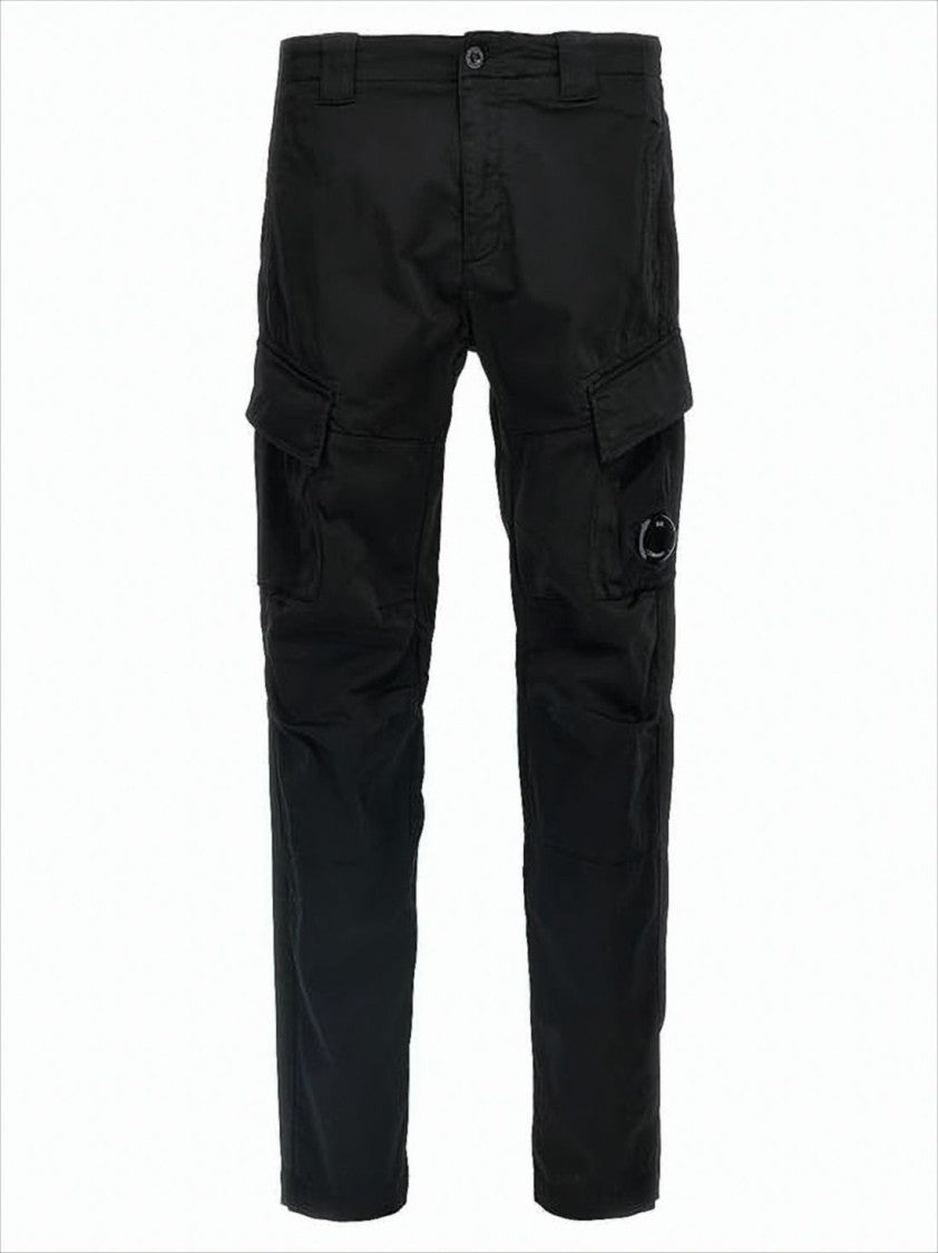 Tailored Straight Fit Cargo Pants With Multiple Pockets