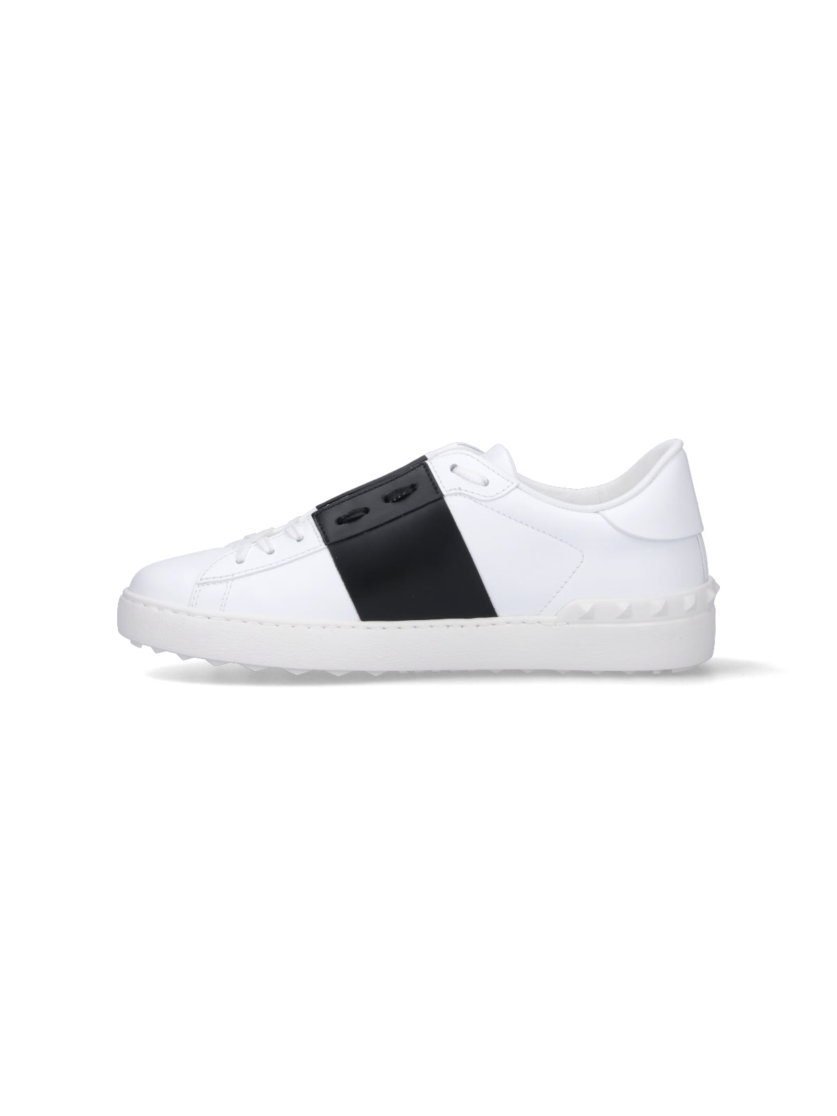 Low-Top Sneakers with Contrasting Band