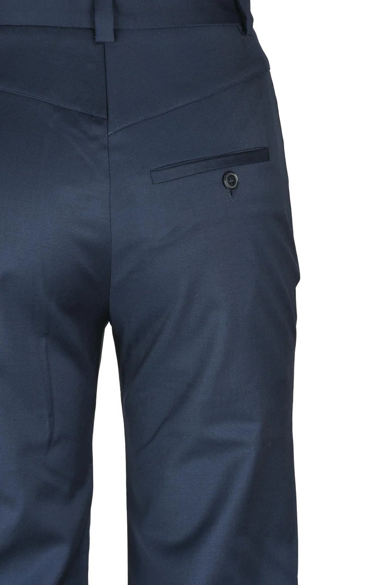 Virgin Wool Trousers - Multicolor
