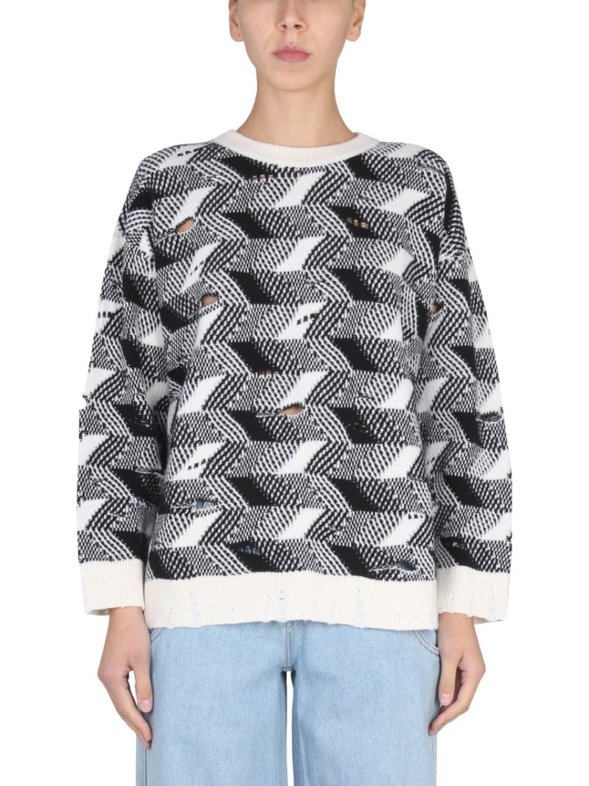Jacquard Knit Sweater