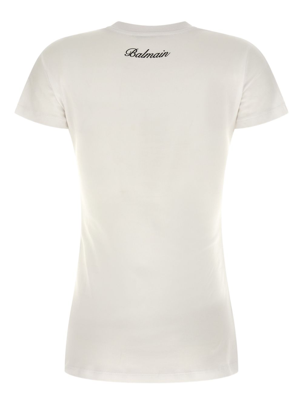 Short-Sleeved Silk and Nylon Top