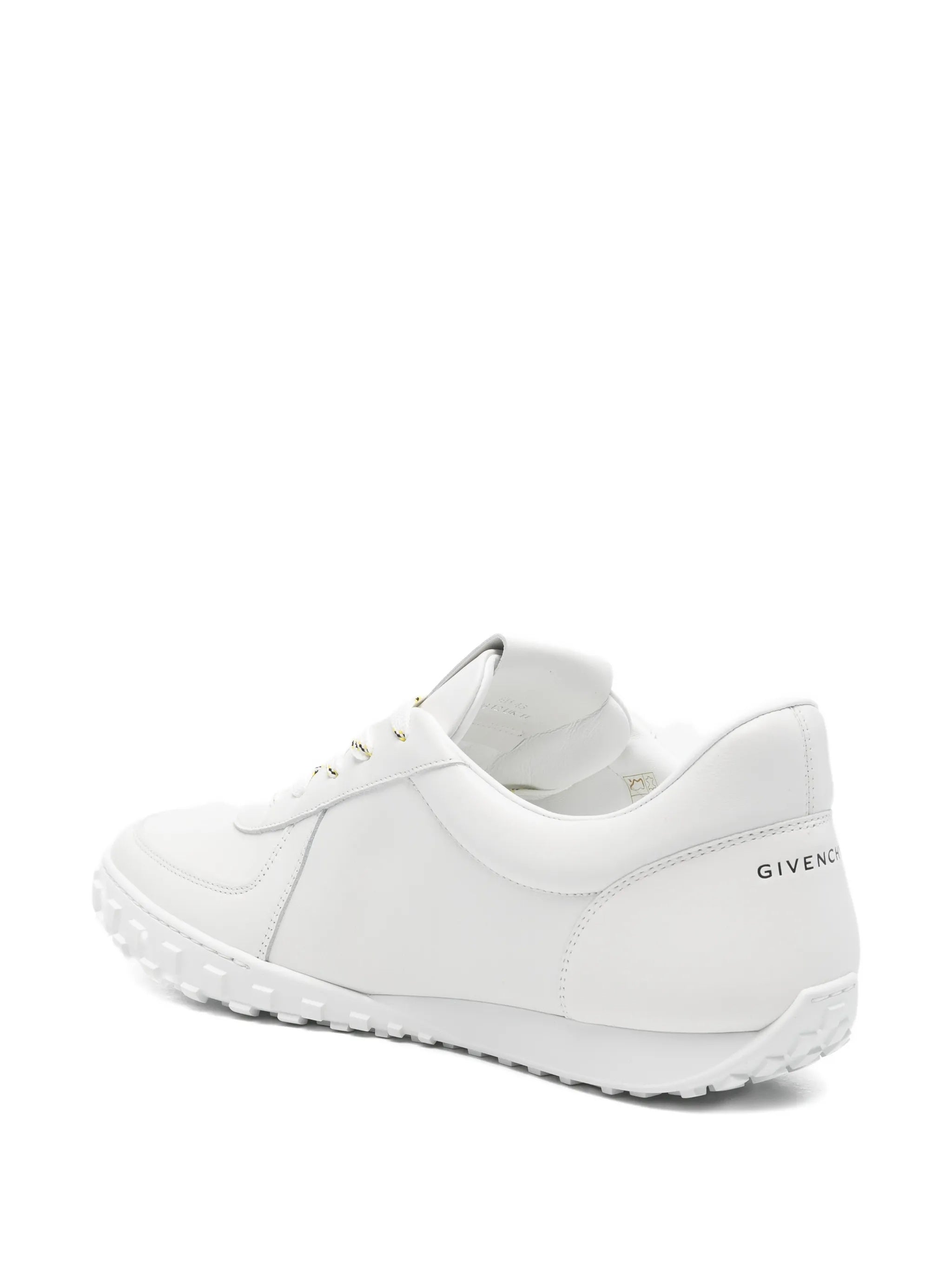 Glide Runner White Calf Leather Sneakers