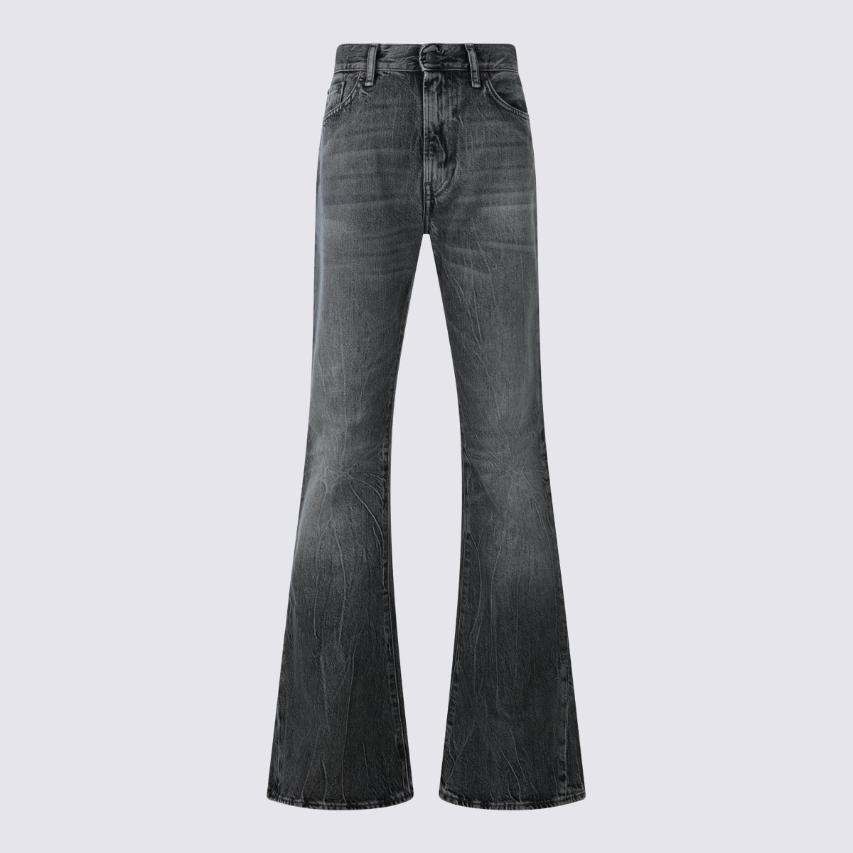 High-Waisted Flared Jeans