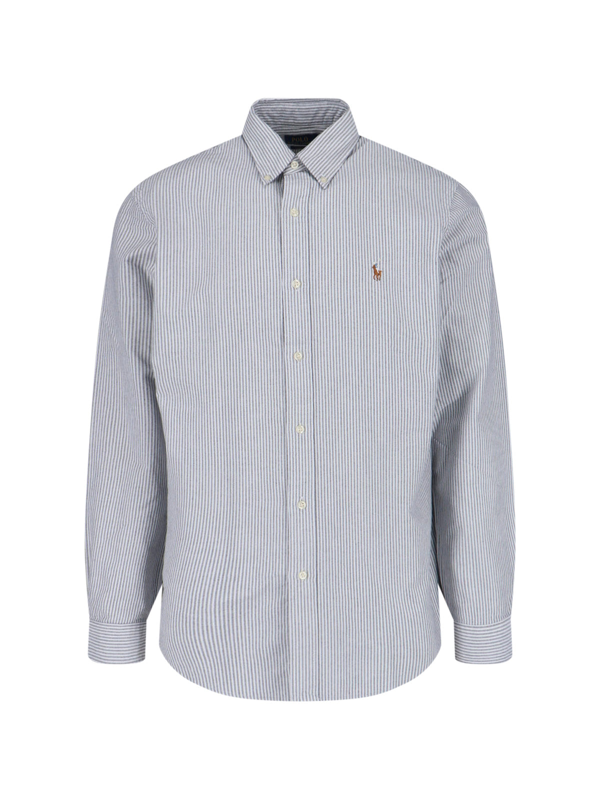 Tailored White Button-Down Shirt With Pointed Collar