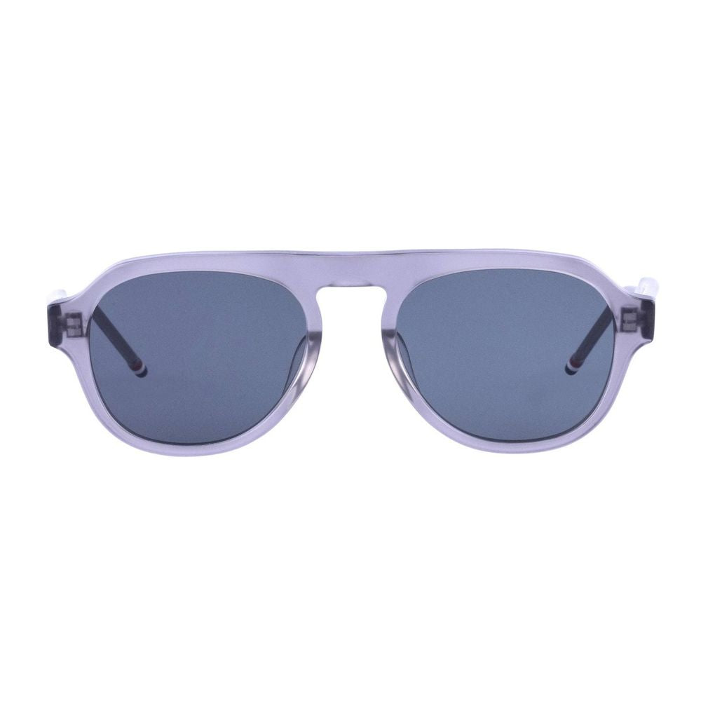 Pilot-Shape Eyewear In Transparent Satin Grey Acetate Ues416A - G0002