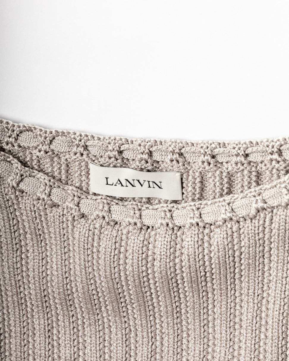 Ribbed Viscose Tank Top