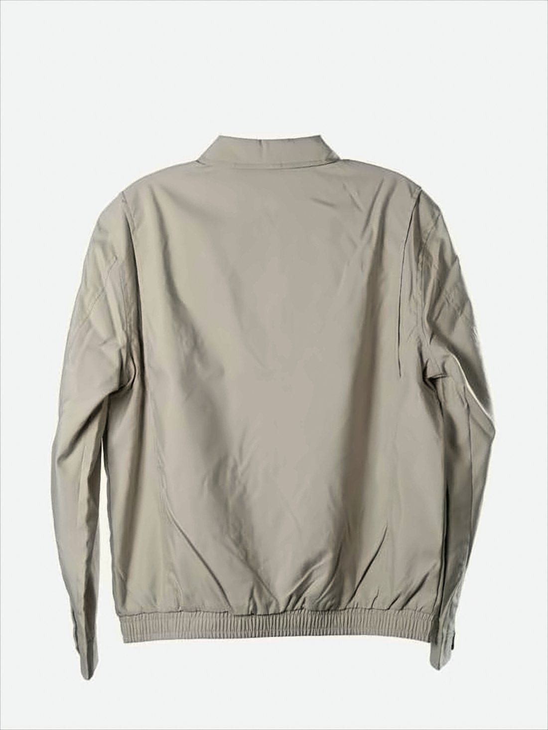 Classic Zip Front Jacket with Stand Collar