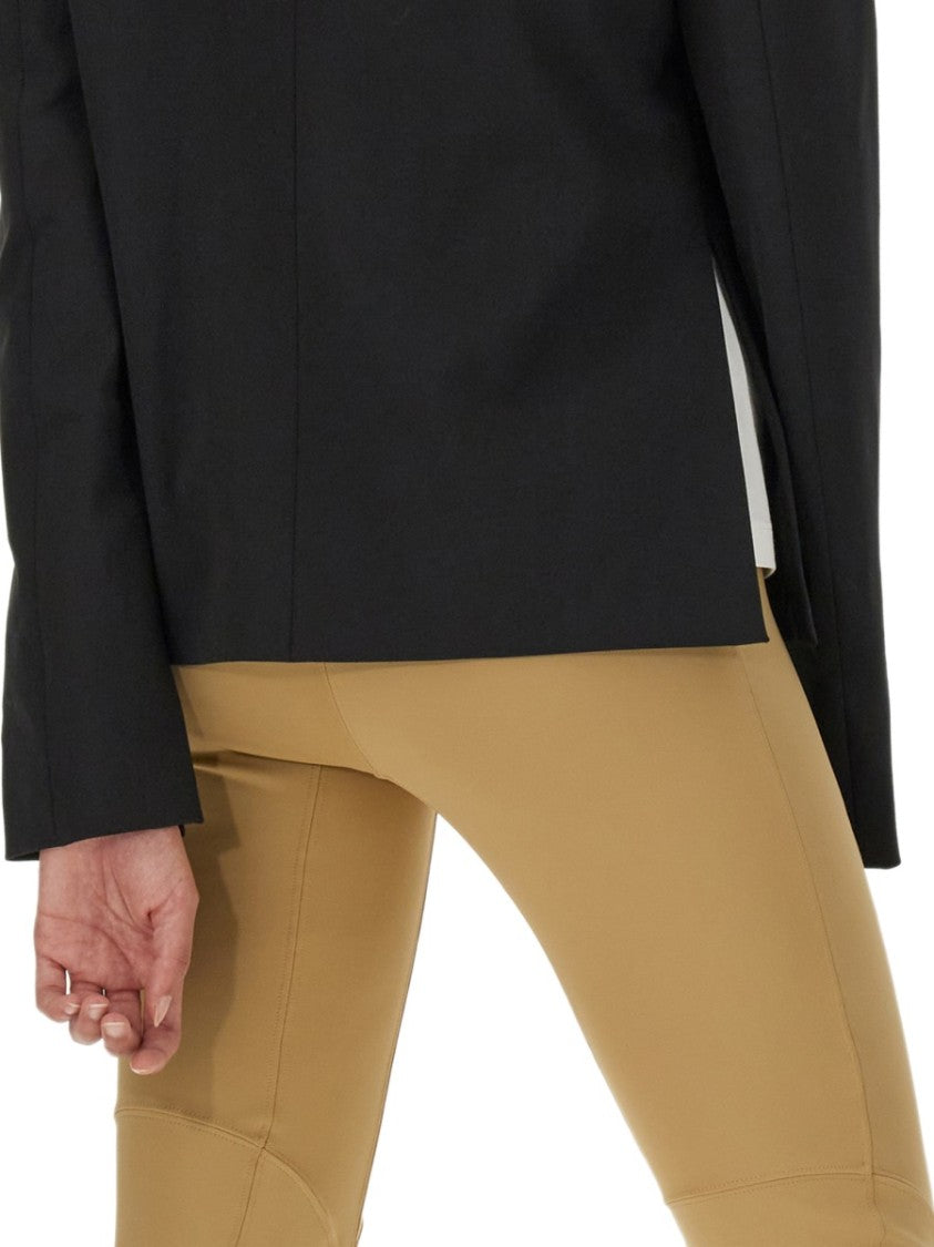 Tailored Single-Breasted Jacket With Notched Lapels