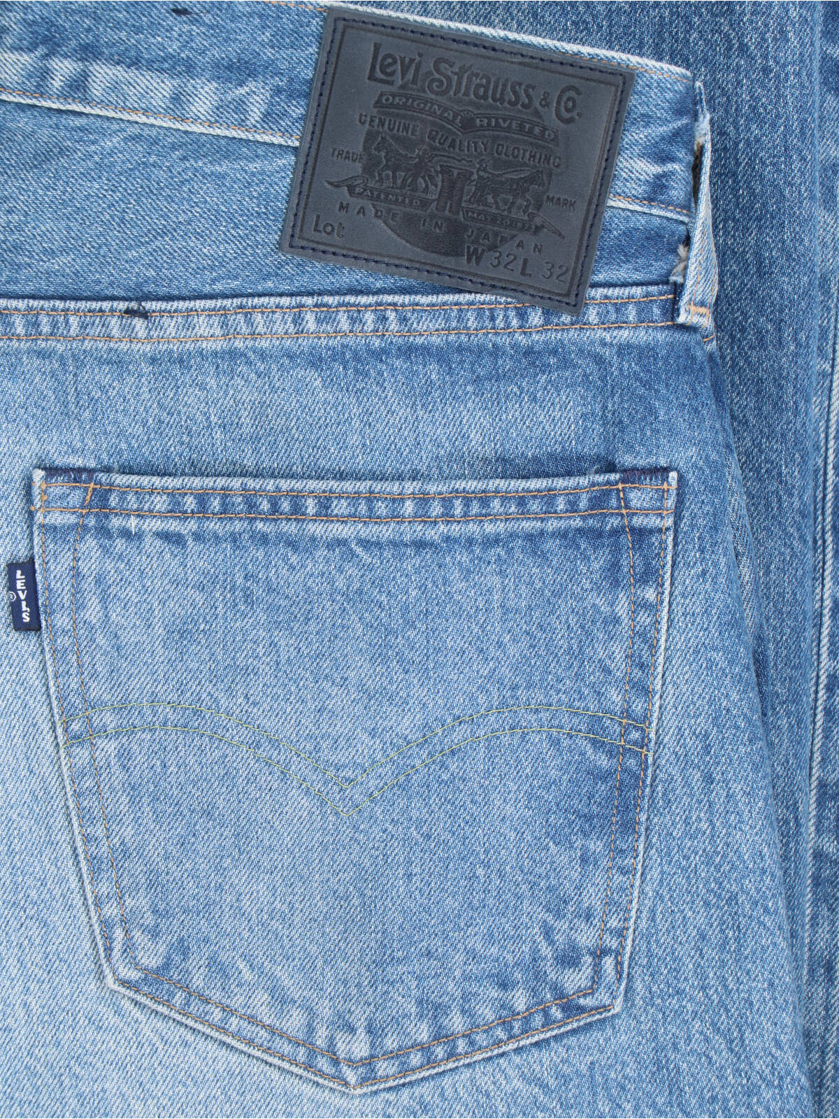 Blue Anchor Mid-Rise Straight-Leg Jeans