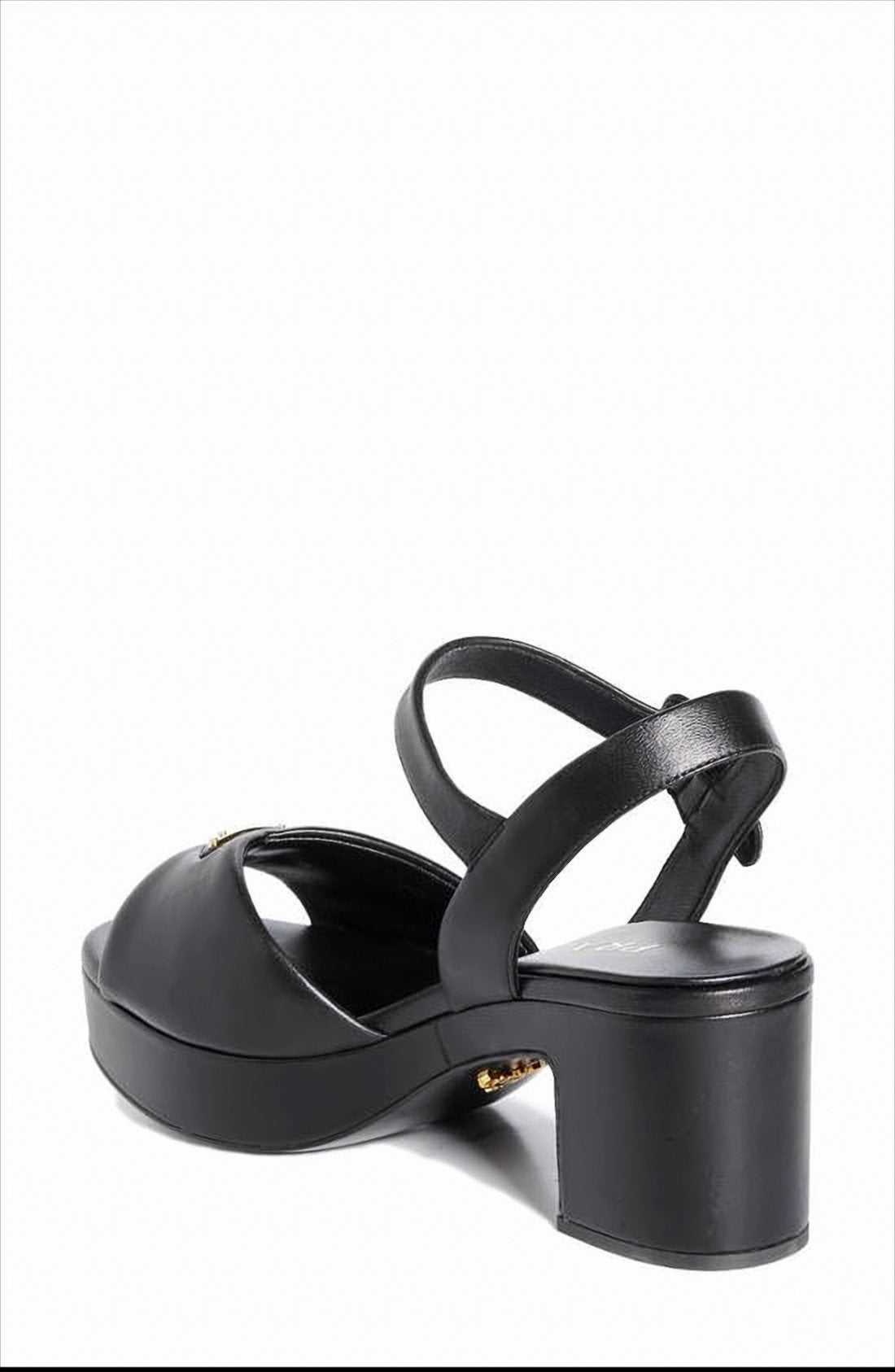 Minimalist Black Leather Sandals