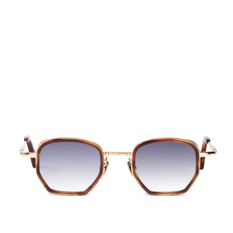 Geometric Tortoiseshell Sunglasses With Gradient Lenses