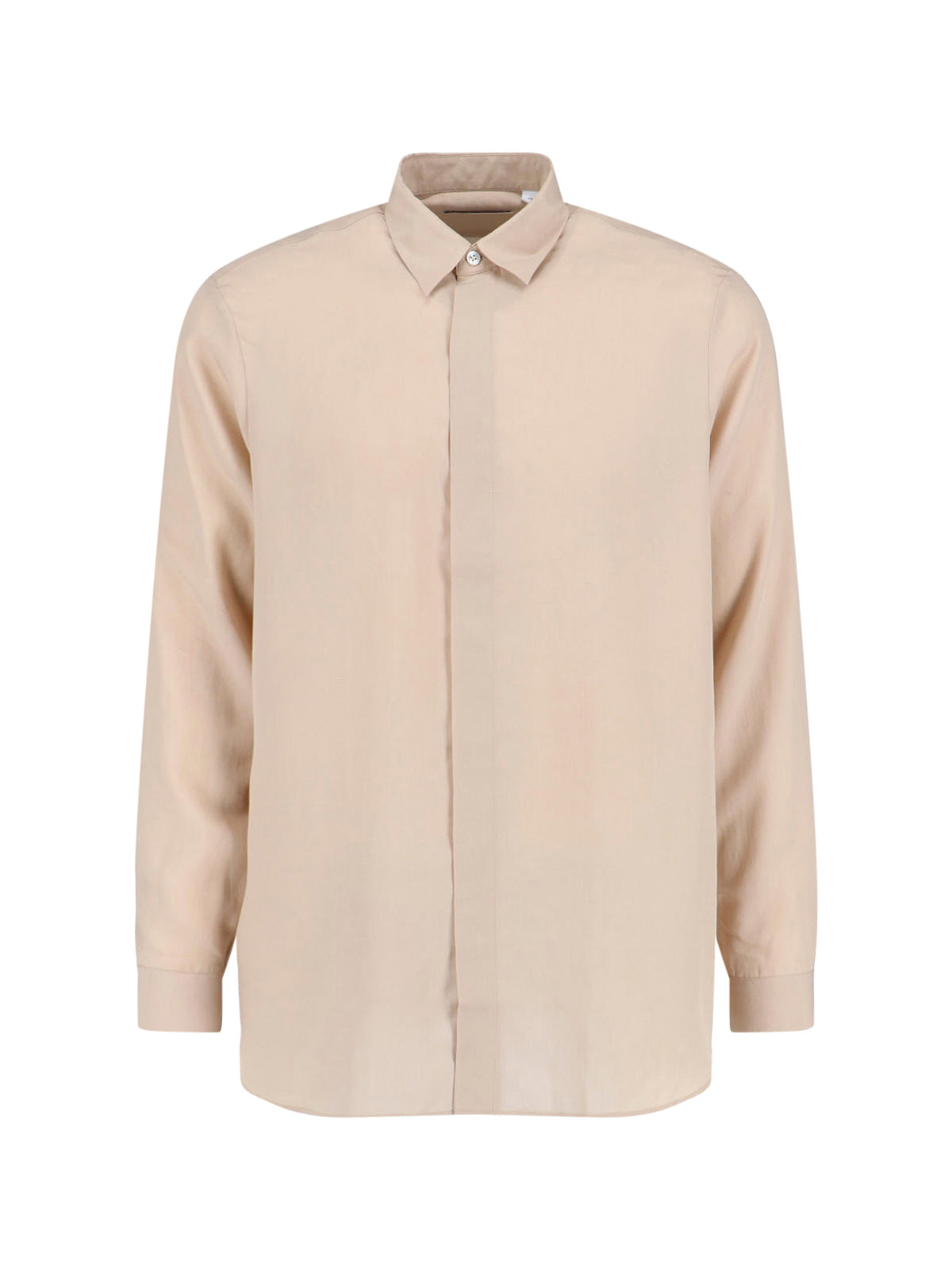 Tencel And Linen Shirt Beige