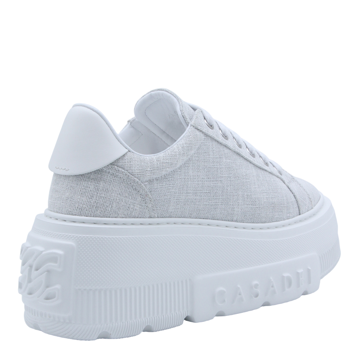 Streamlined Beige Sneakers With Smooth Finish