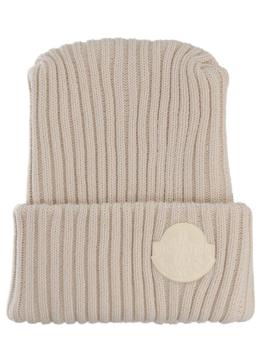 Ribbed Virgin Wool Cap with Folded Cuff