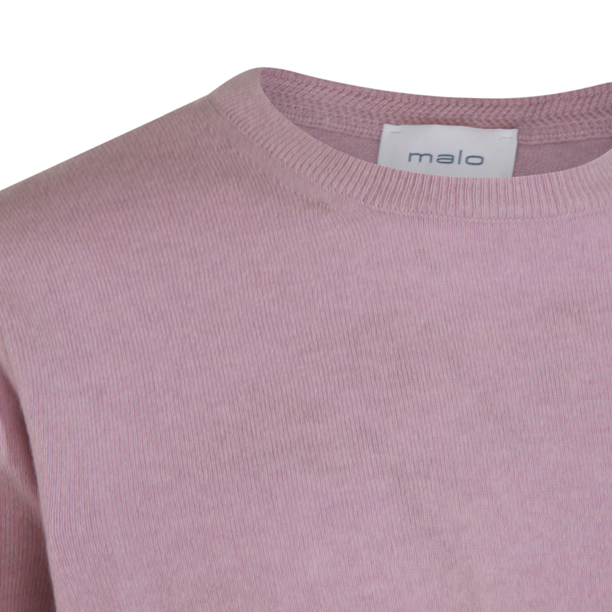 Fine-Knit Crew Neck Sweater with Ribbed Finish