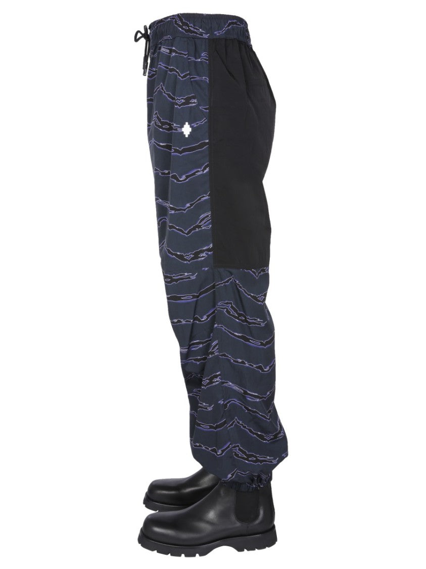 Jogging Pants With Camou Print