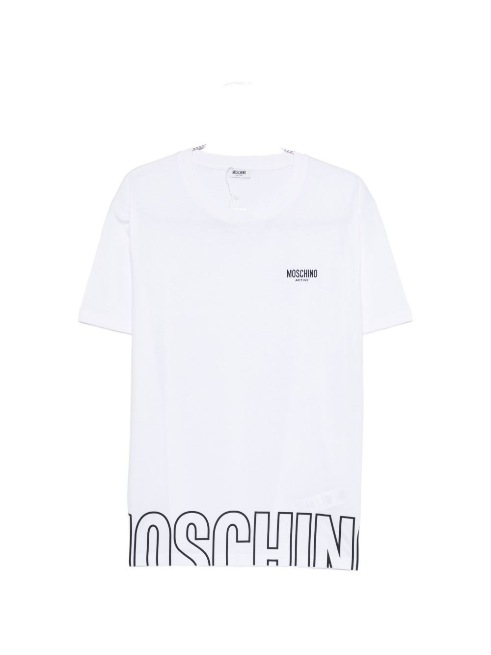 White Cotton Logo T-Shirt