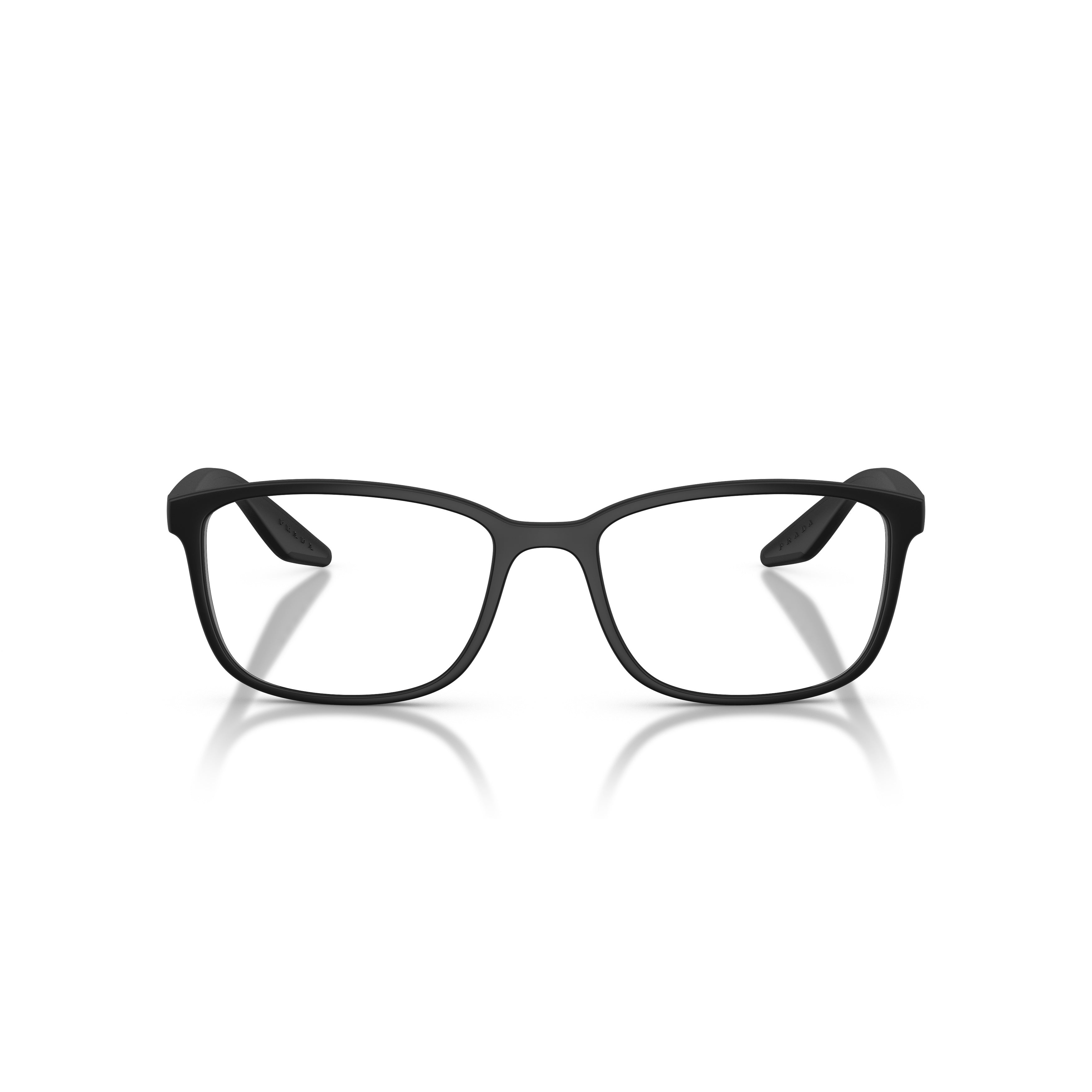 0ps 07rv Matte Black Rectangular Eyeglasses