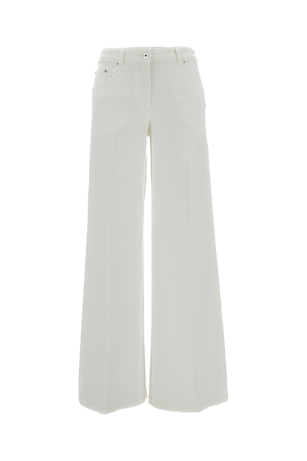 High-Waisted Wide-Leg Pants with Minimalist Design