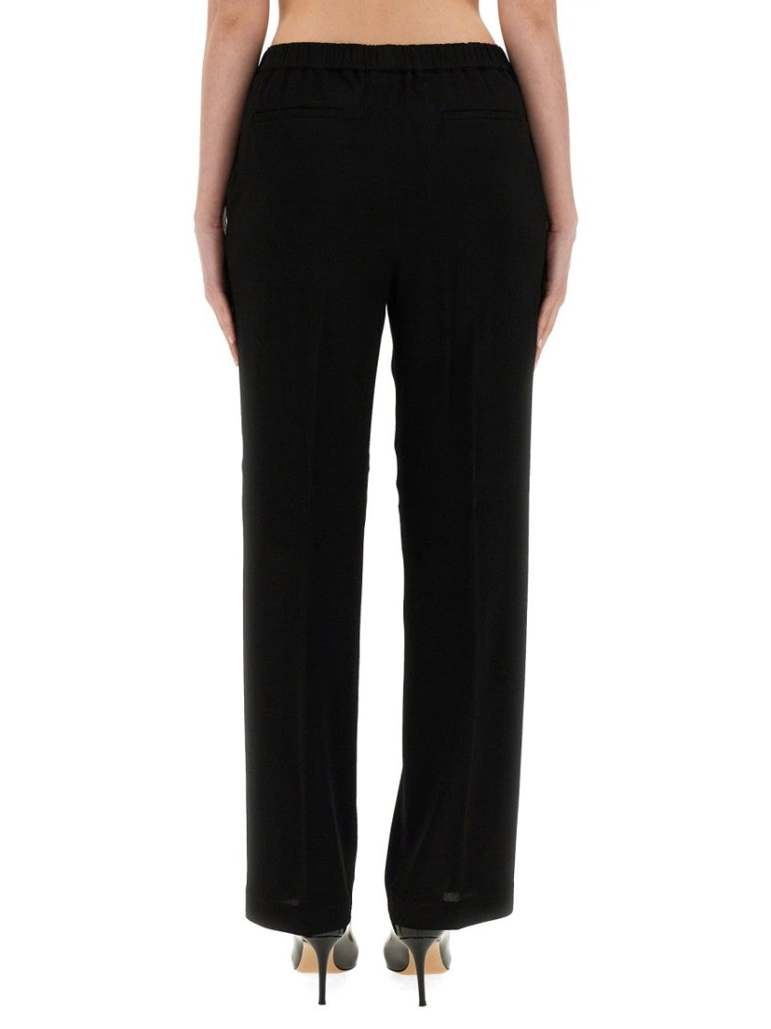 Relaxed Fit Viscose Pants