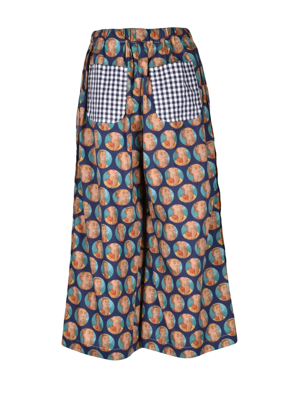 Pinocchietto Trousers - Brown/Purple