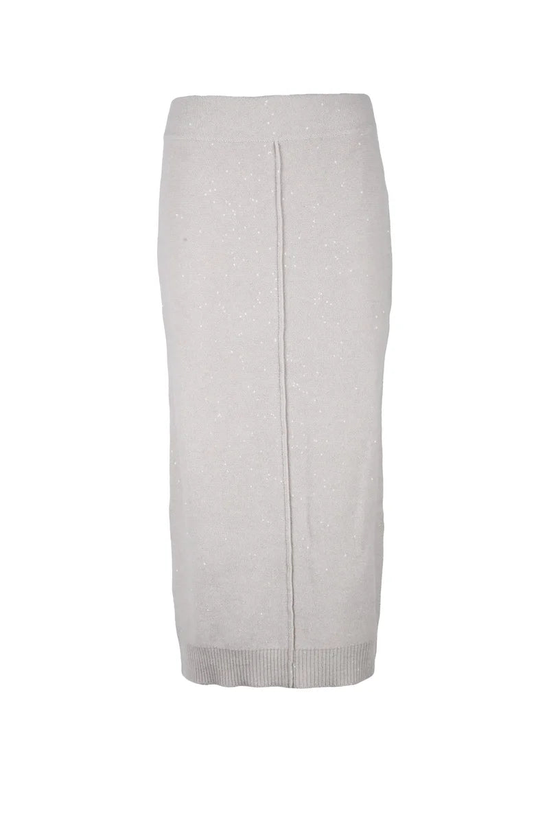 Light Grey Tube Skirt