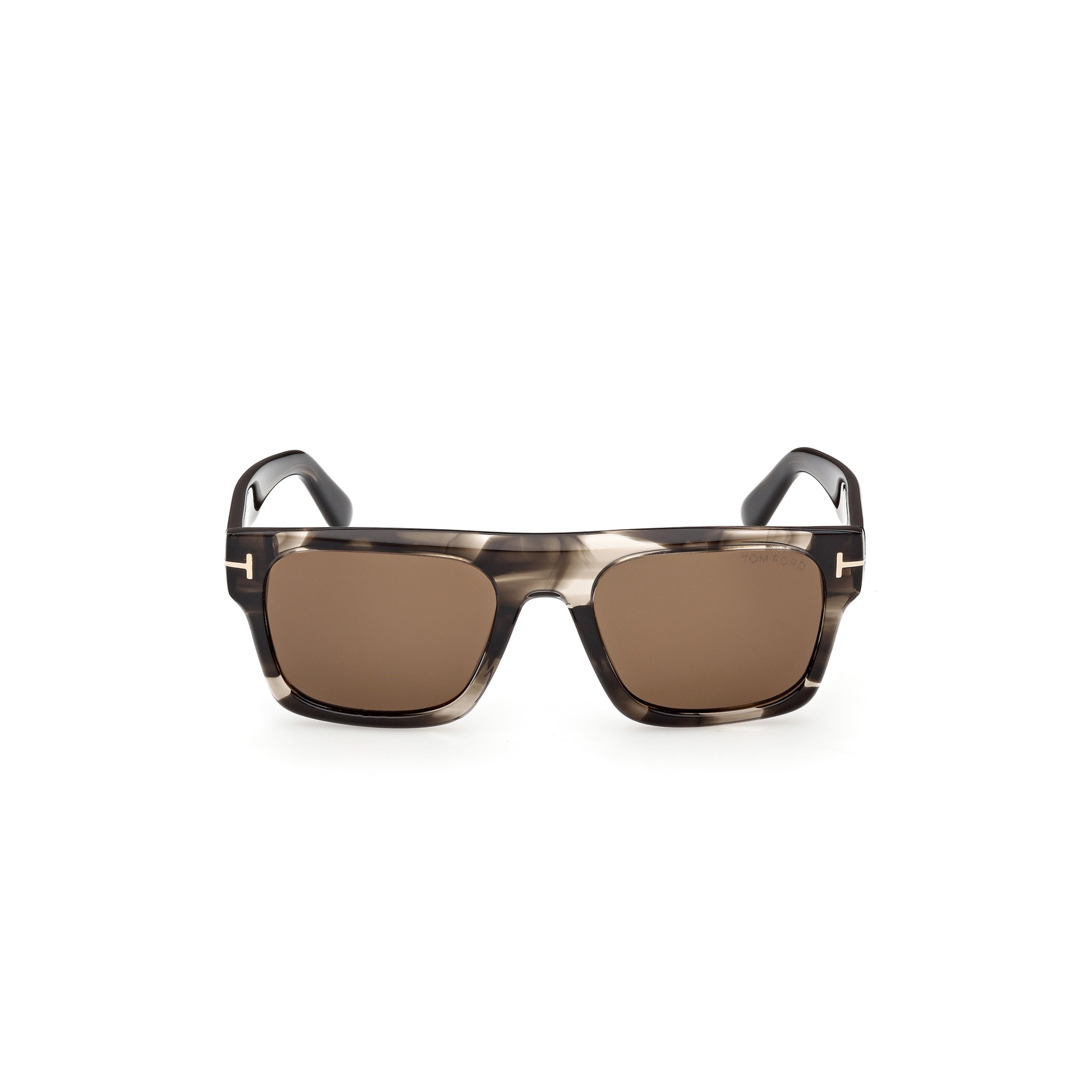 Ft1337 Bold Rectangular Frame Sunglasses