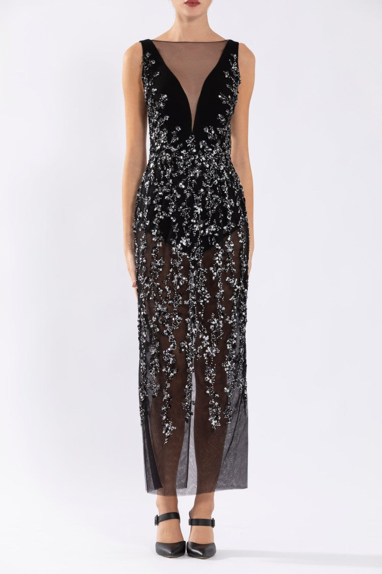 Tulle Dress, Straight Fit Dress