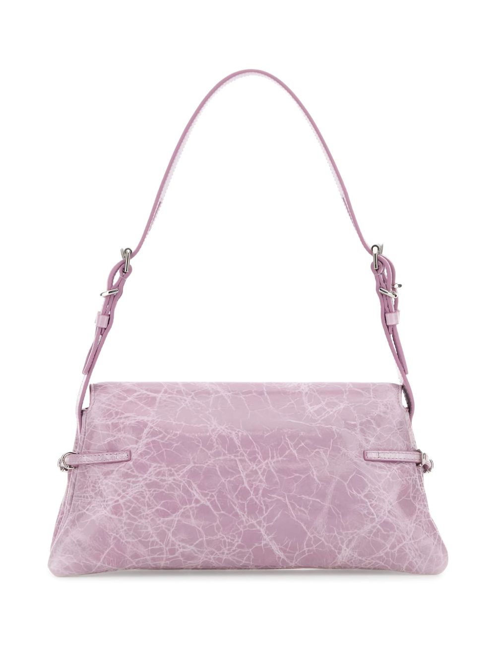 Powder Pink Foldover Top Bag