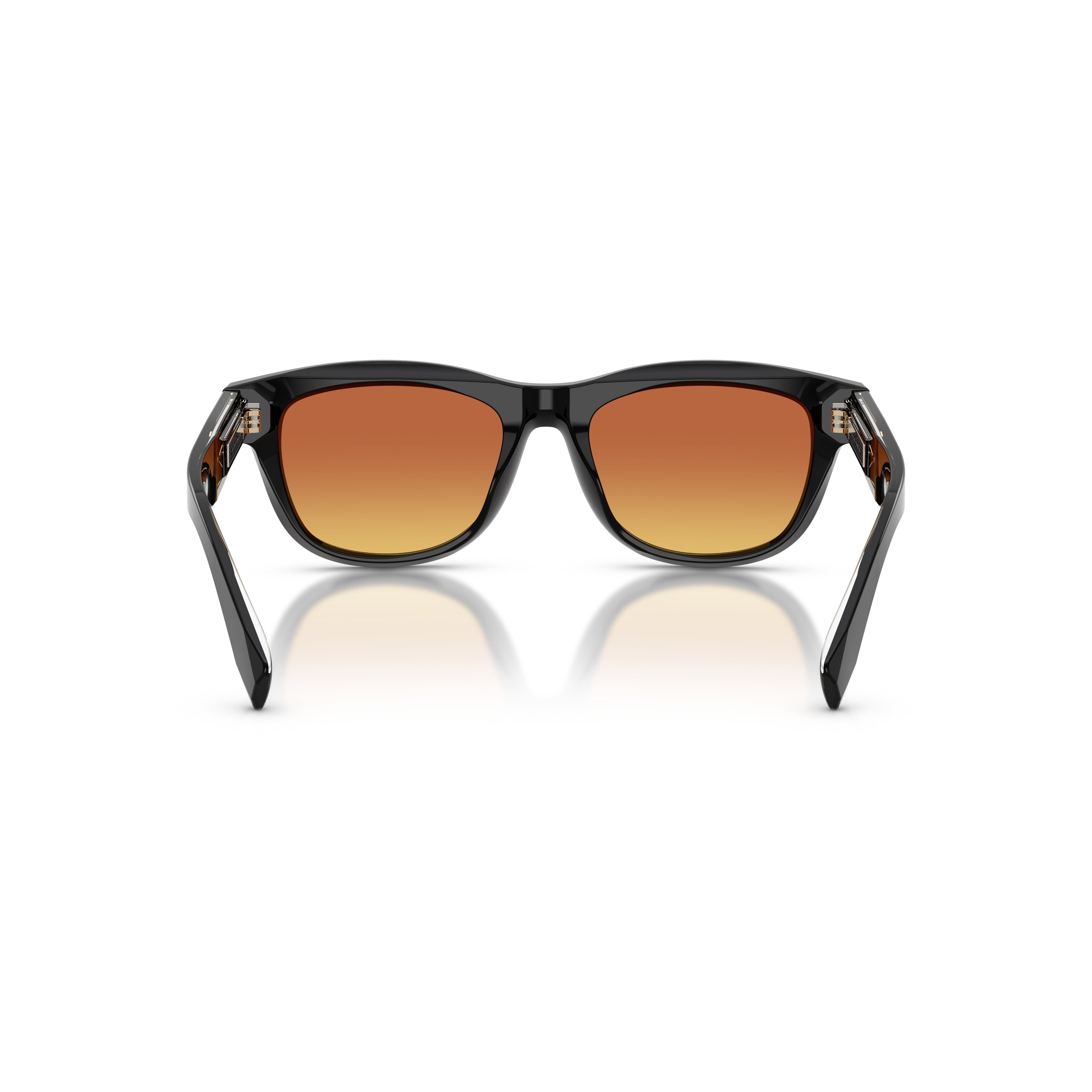 0bc3016 Bold Rectangular Acetate Sunglasses with Metallic Accents