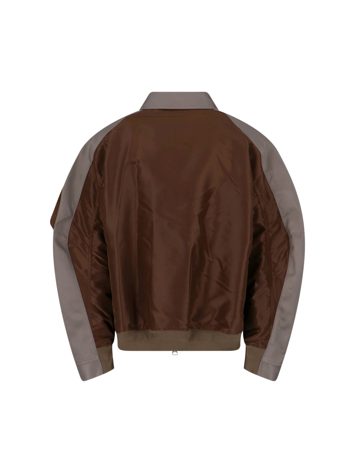 Structured Brown Jacket With Classic Front Closure